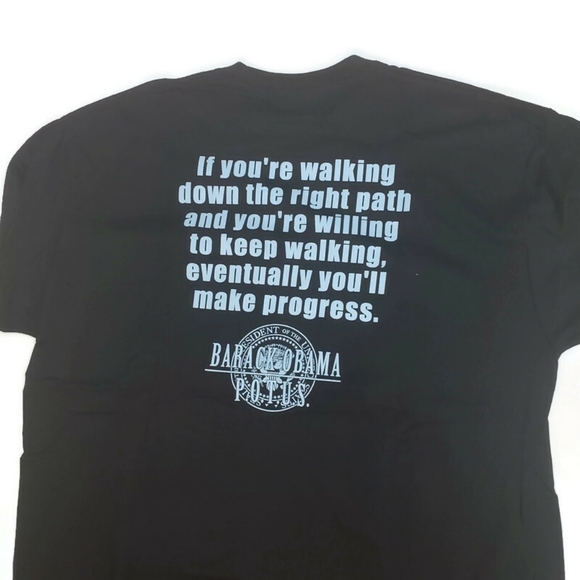 🔴‼️🟡 Sale‼️ Barack Obama Men's Short Sleeve T-Shirt Size 2XL - Picture 3 of 5